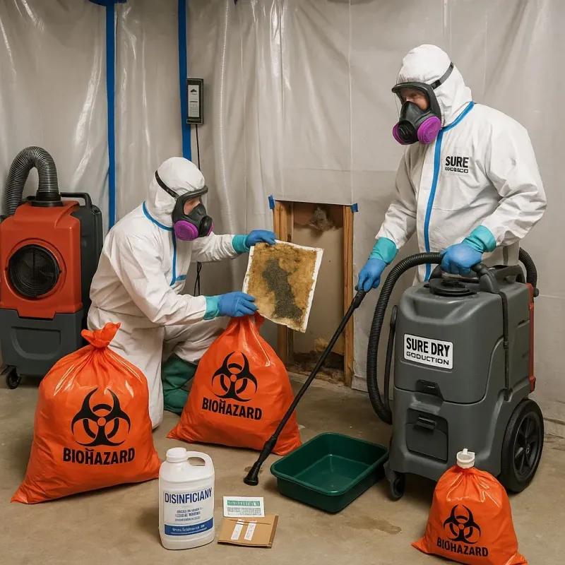 Contaminated Water Handling Protocols process in Hillside, NY